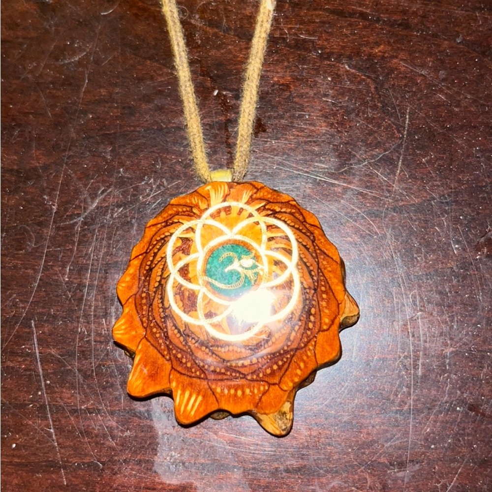Handcrafted Brown Pendant Necklace